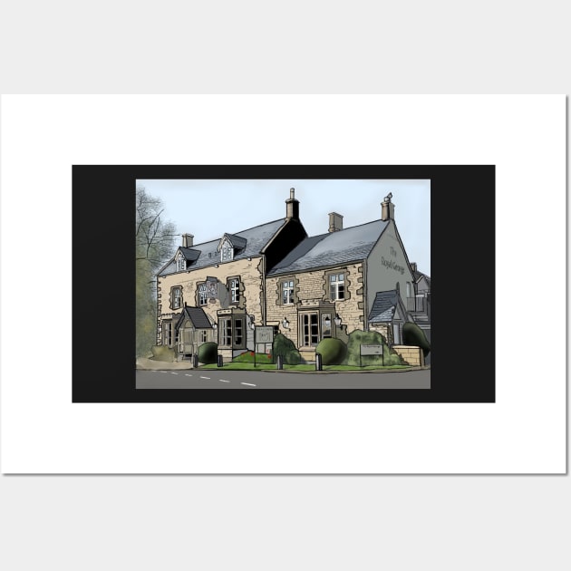 The Royal George Hotel, Birdlip, Gloucestershire, UK Wall Art by Alchersone-Art